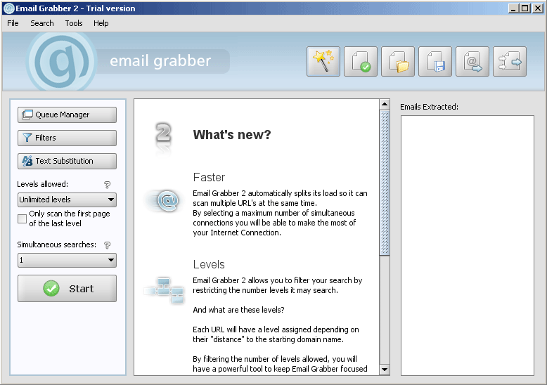 Windows 7 Email Grabber 2.4.0 full