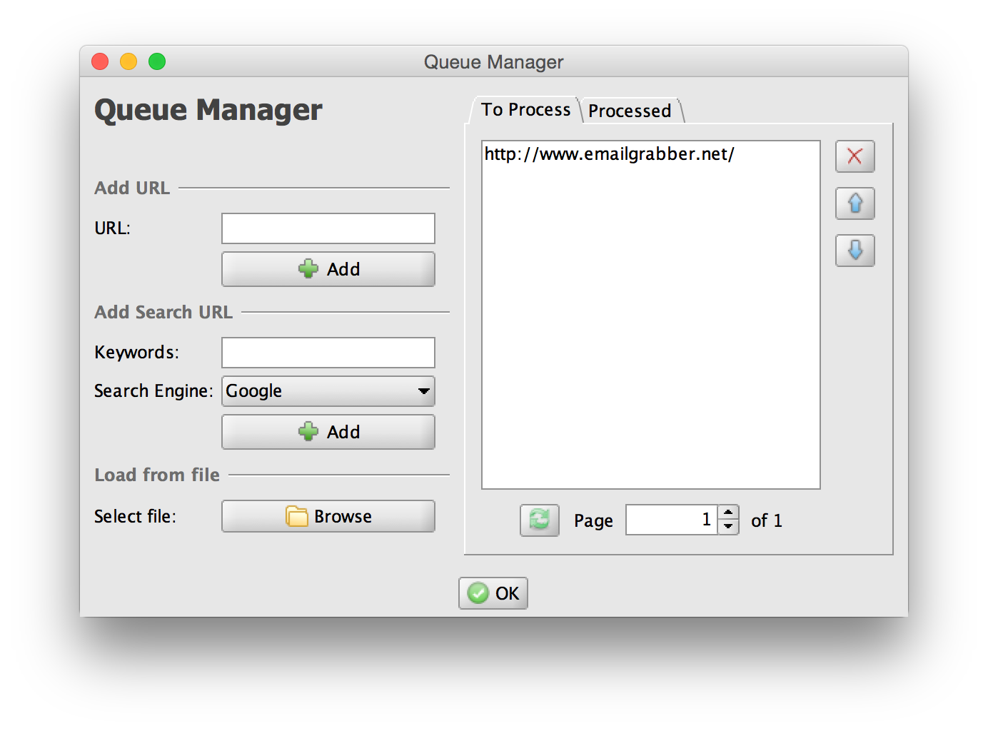 Queue Manager screenshot
